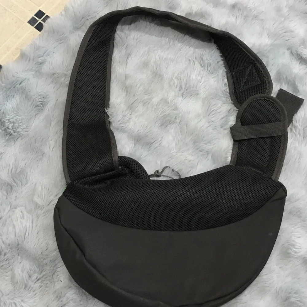 Dog green and Gray Crossbody Sling Bag - Cozy Carry